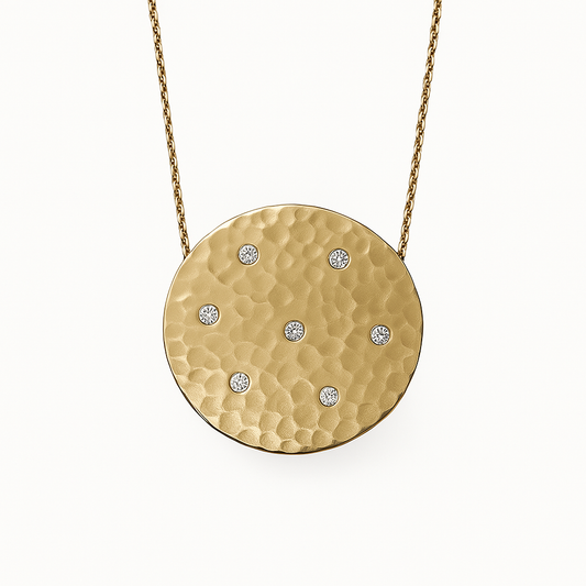 Vintage Yellow Gold & Diamond Pendant