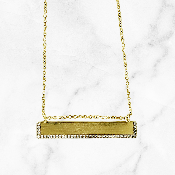 Bar Pendant Necklace