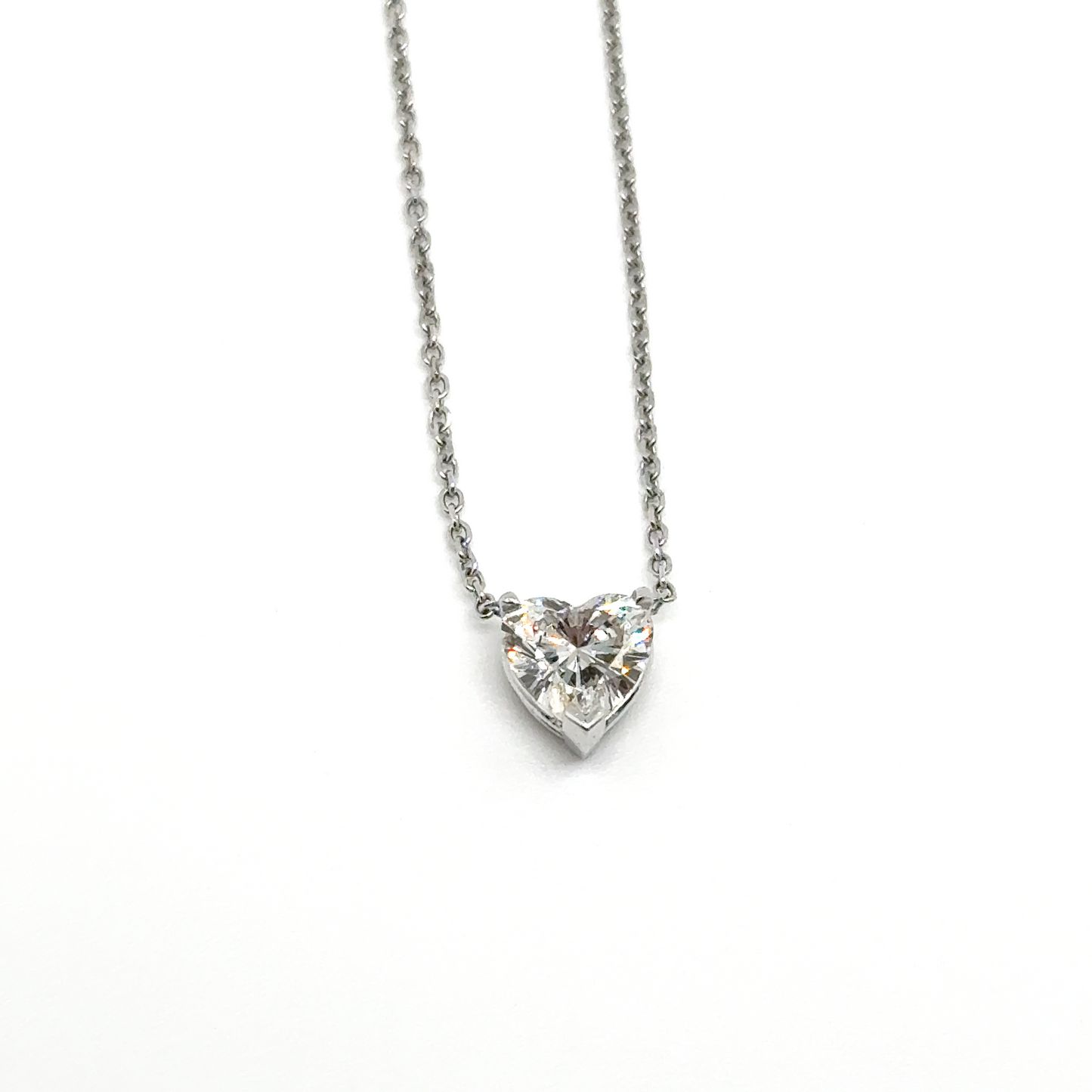 Heart Shaped Diamond Pendant (Lab Grown)