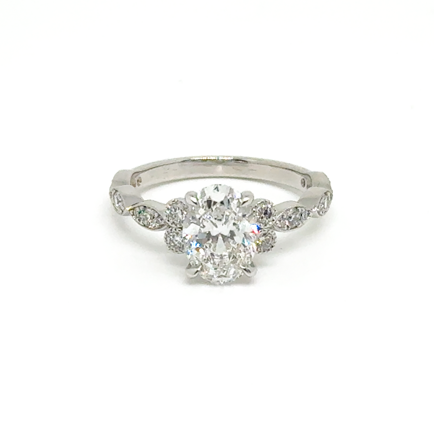 Oval Shaped Engagement Ring