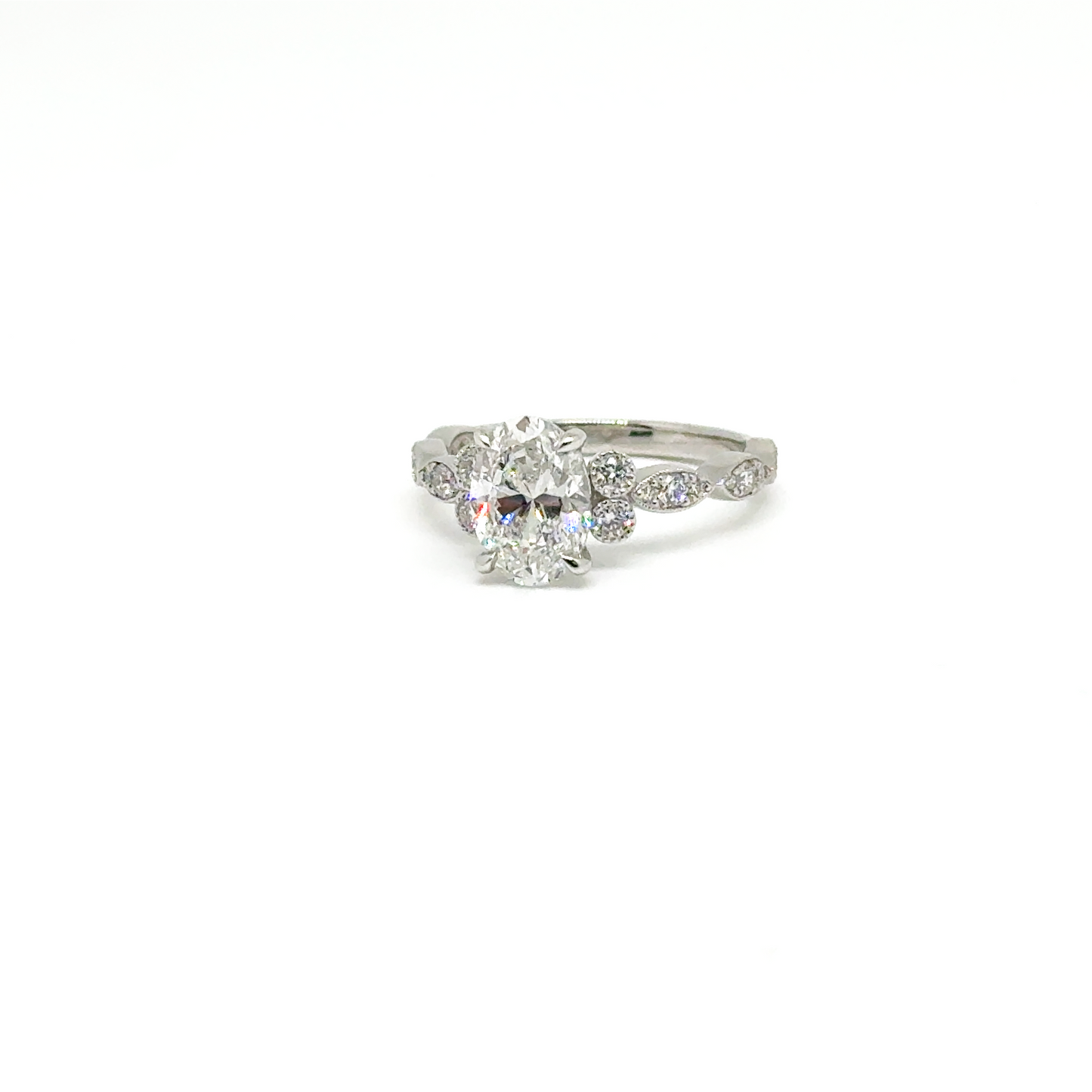 Oval Shaped Engagement Ring