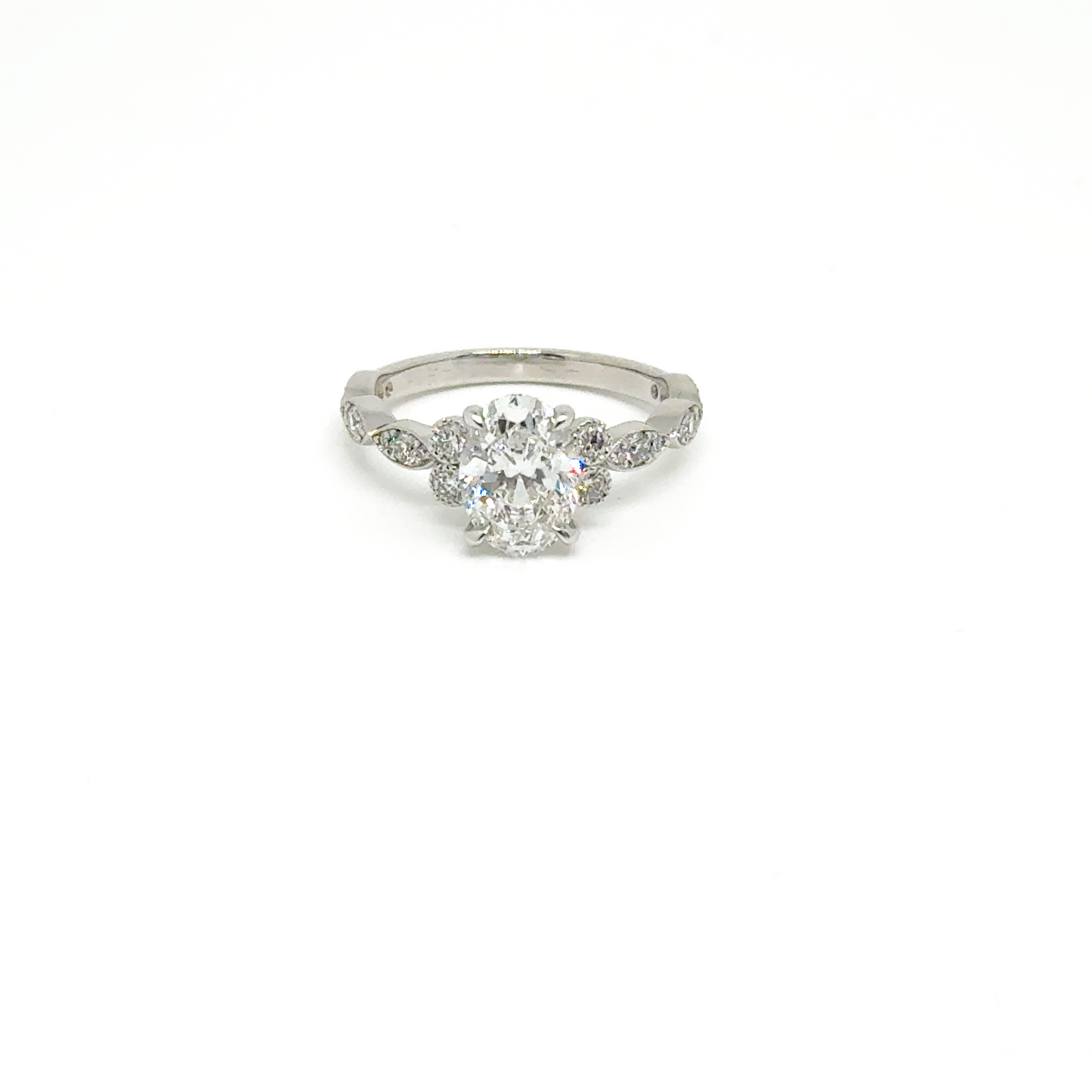 Oval Shaped Engagement Ring