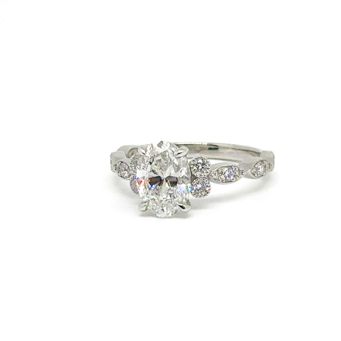 Oval Shaped Engagement Ring