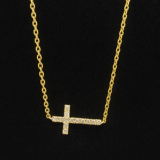 Side Diamond Cross