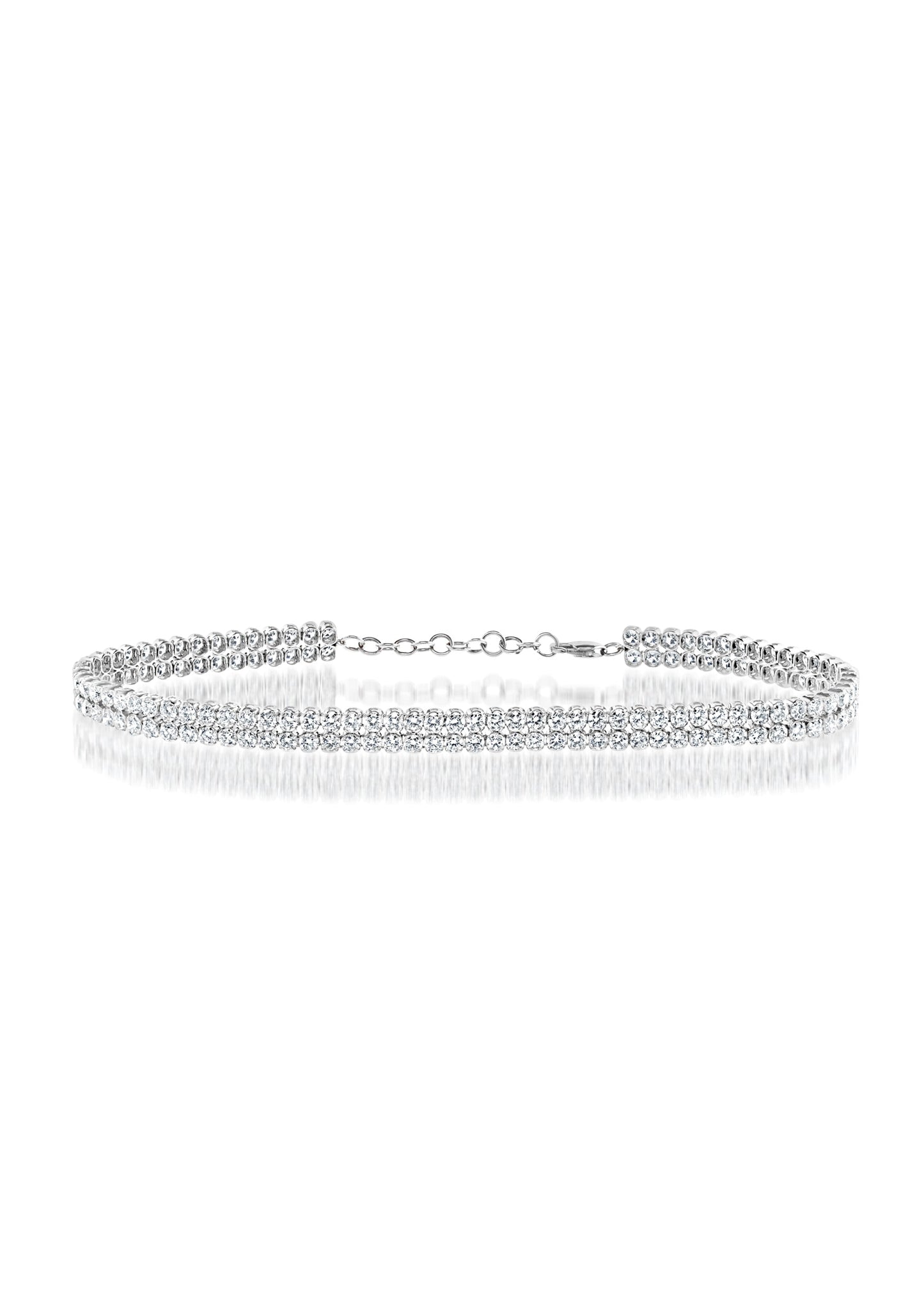 Diamond Bracelet in 14k White Gold