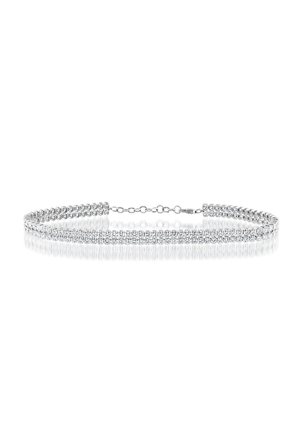 Diamond Bracelet in 14k White Gold