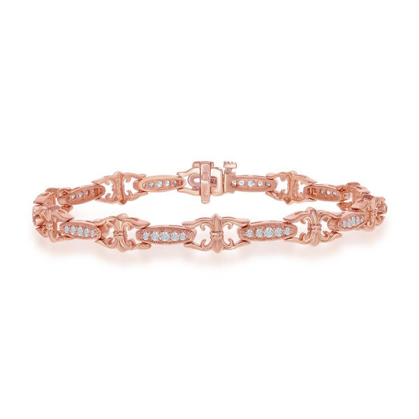 Diamond Bracelet in 14k Rose Gold