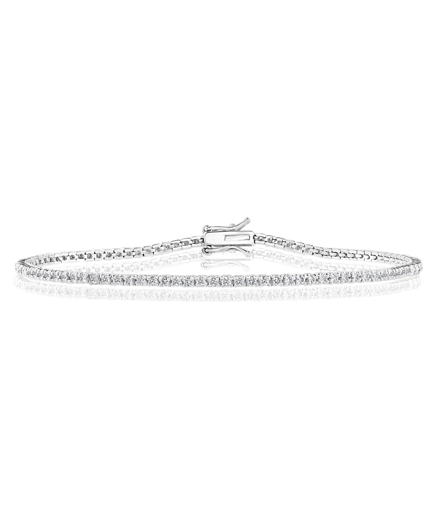 Diamond Tennis Bracelet in 14k White Gold