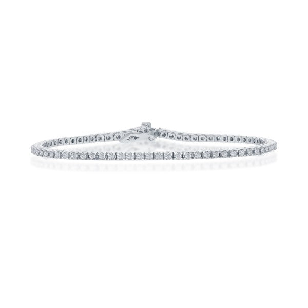 Diamond Tennis Bracelet in 14k White Gold