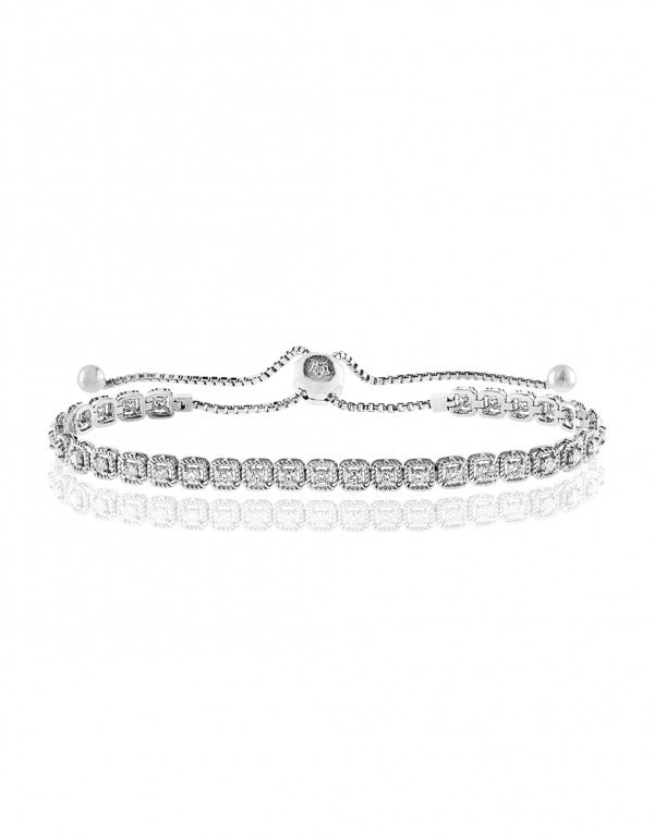 Diamond Bracelet in 14k White Gold