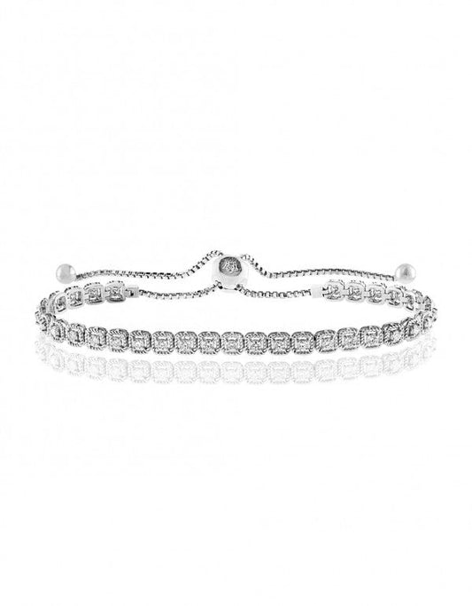 Diamond Bracelet in 14k White Gold