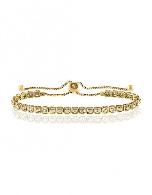 Diamond Bracelet in 14k Yellow Gold