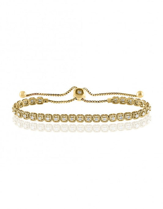 Diamond Bracelet in 14k Yellow Gold