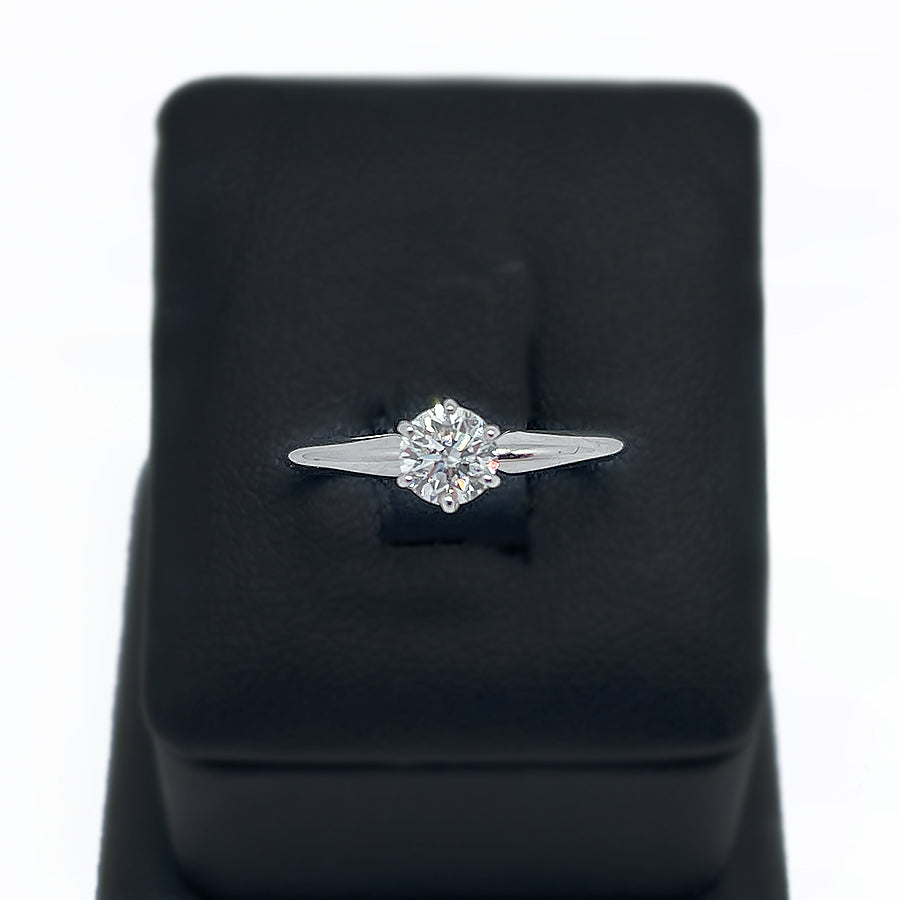 Small Diamond Engagement Ring