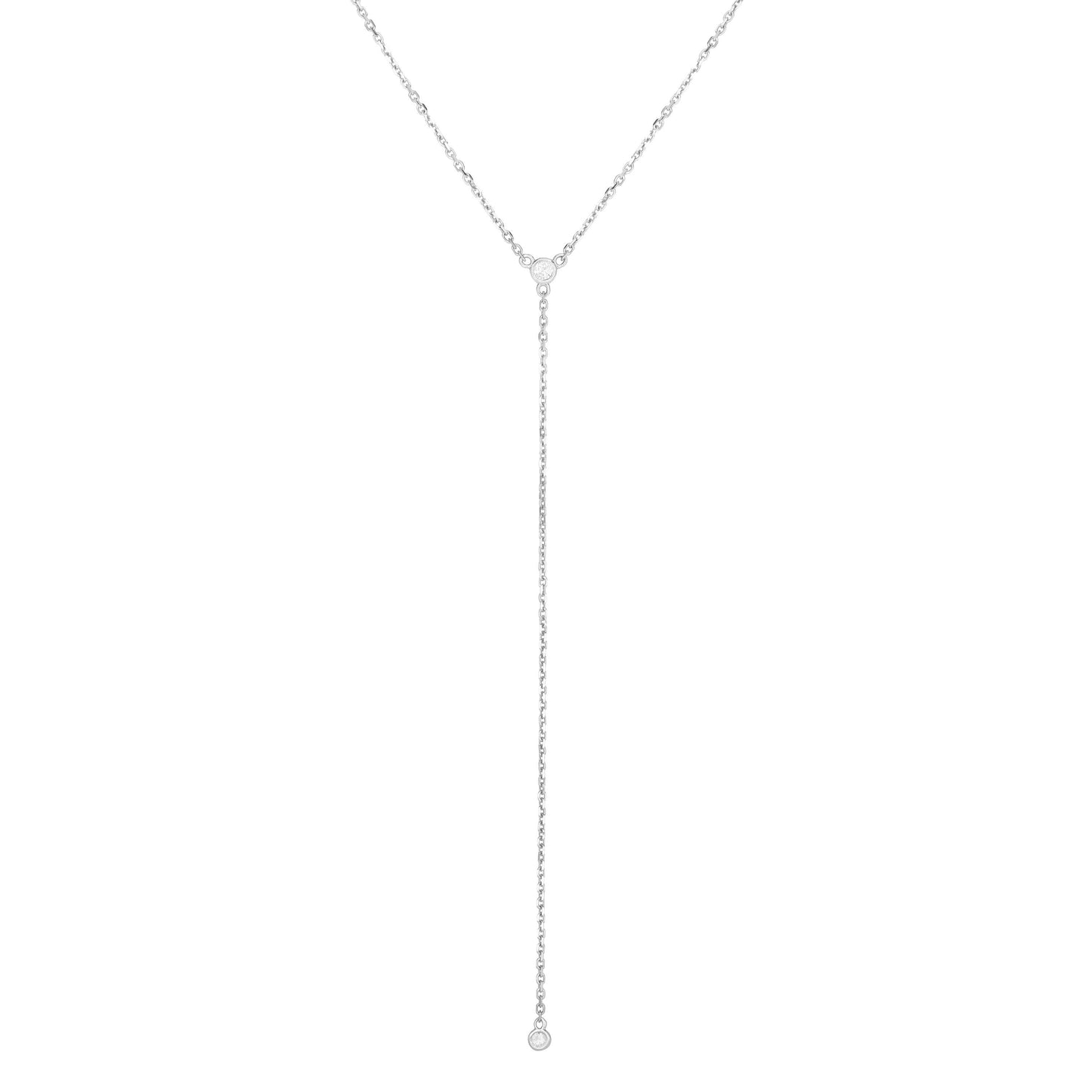 Diamond Y Necklace