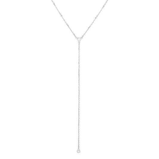 Diamond Y Necklace